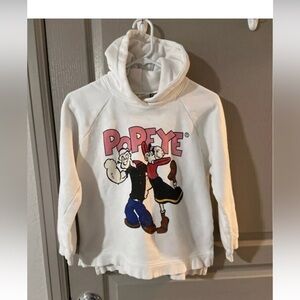 Zara Girls Popeye Hoodie  Age 13-14 Year